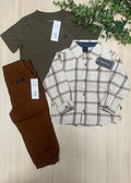 Set Nautica a cuadros