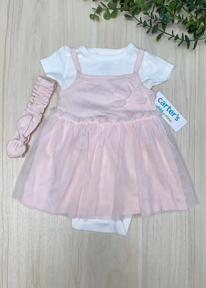 Vestido Rosa incluye 3 piezas