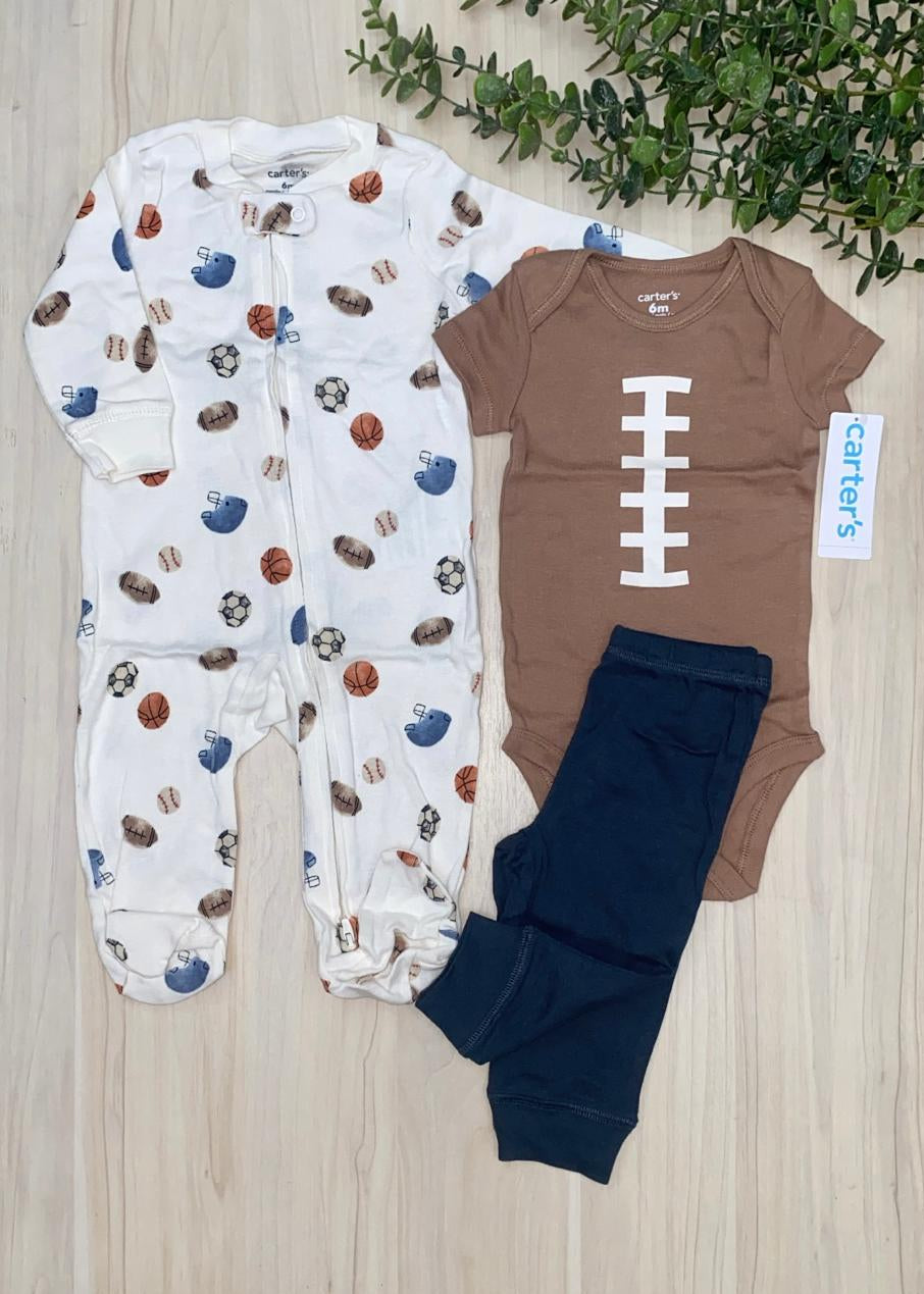 Set 3 piezas Fútbol