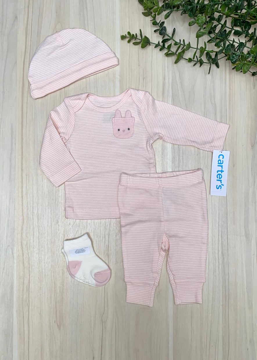Set de recibimiento rosa