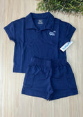 Conjunto tipo polo azul marino