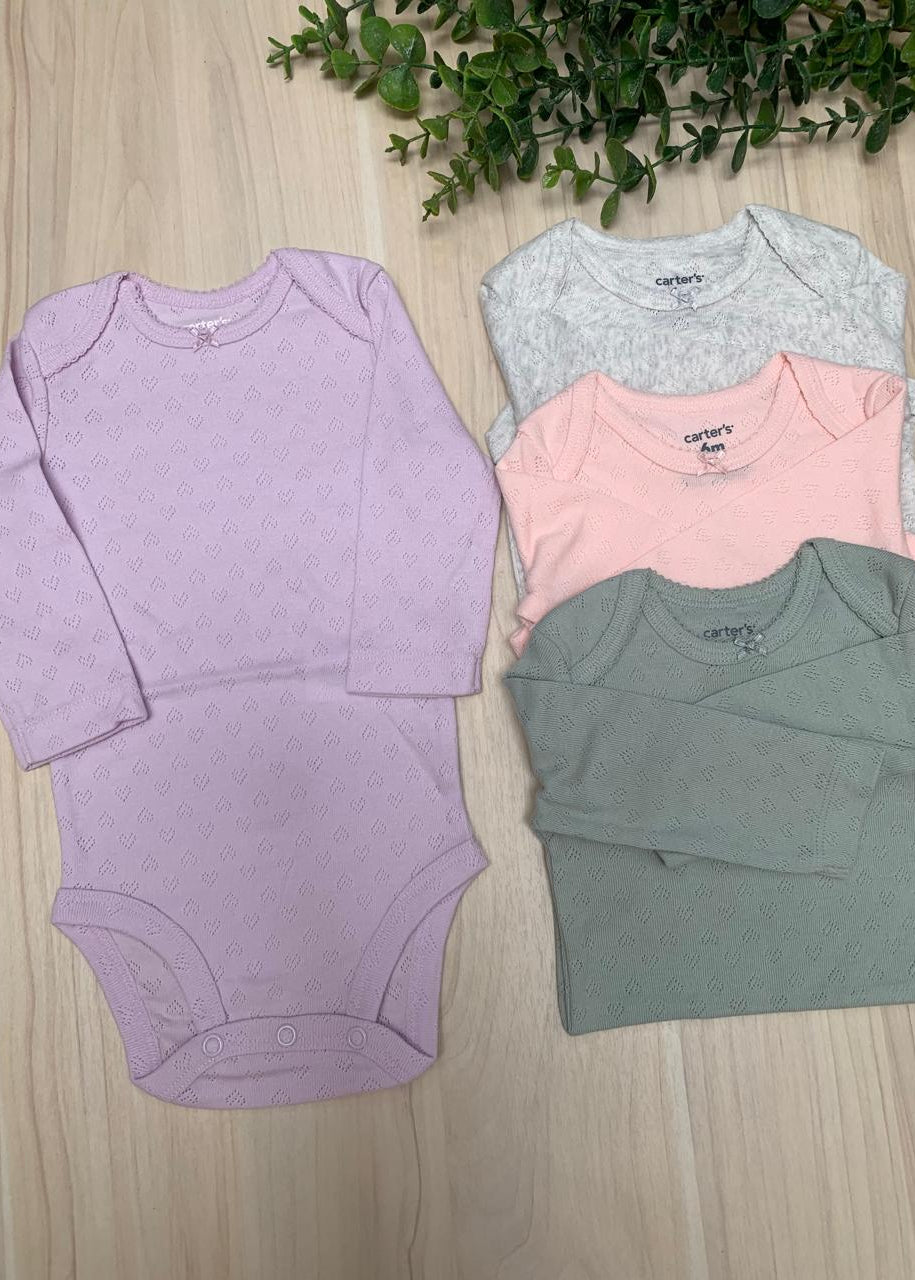 Set de 4 piezas mangas largas