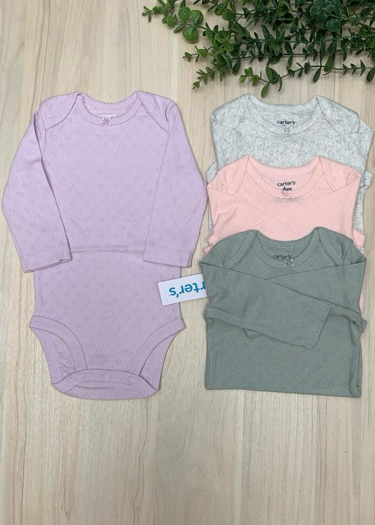 Set de 4 piezas mangas largas