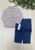 Conjunto camisa de cuadros