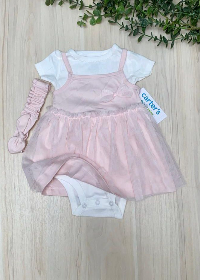 Vestido Rosa incluye 3 piezas