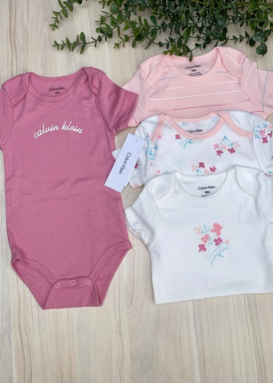 Set CK rosa 4 piezas