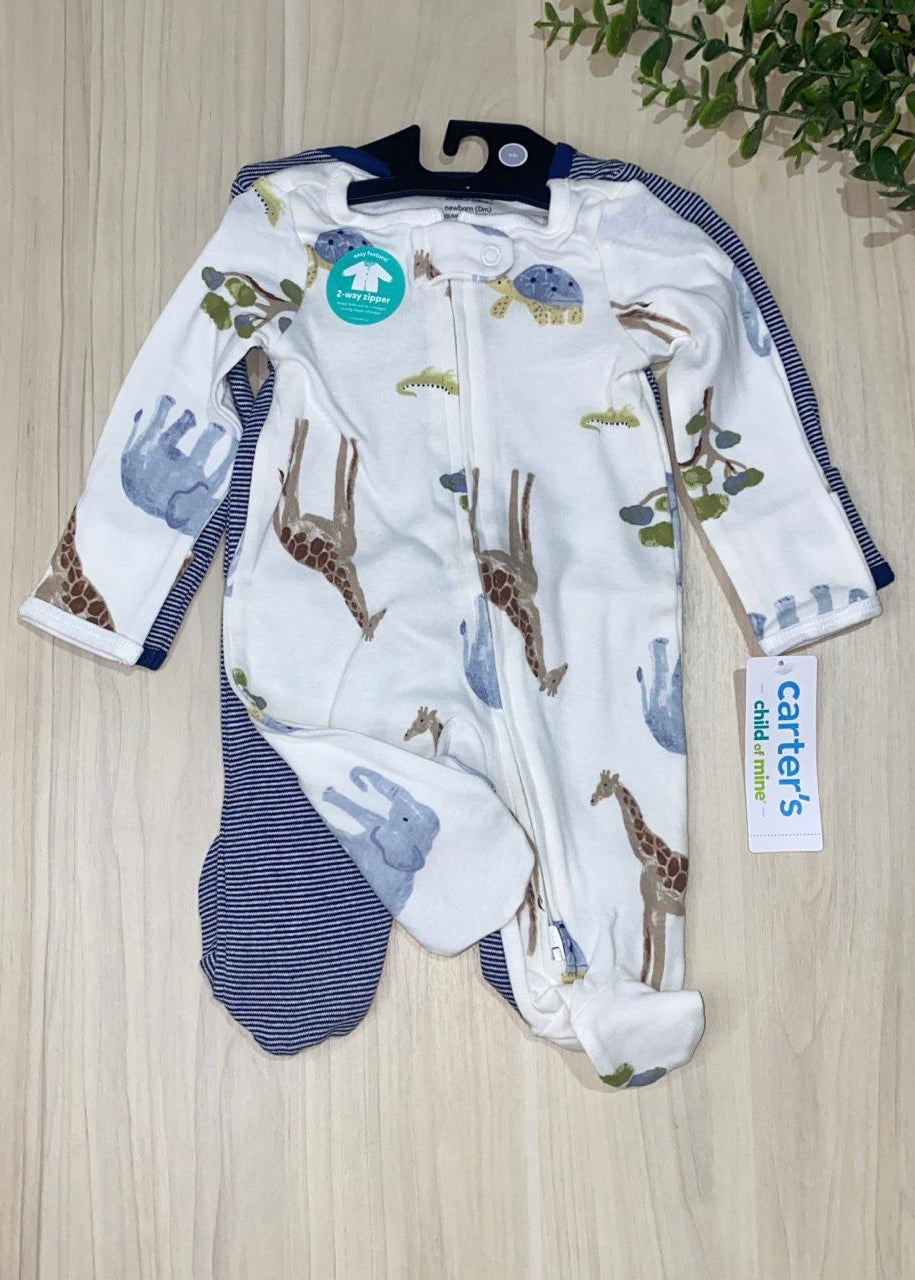 Set de pijamitas de elefantes