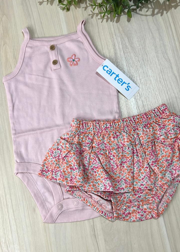 Conjunto floreado 2 piezas