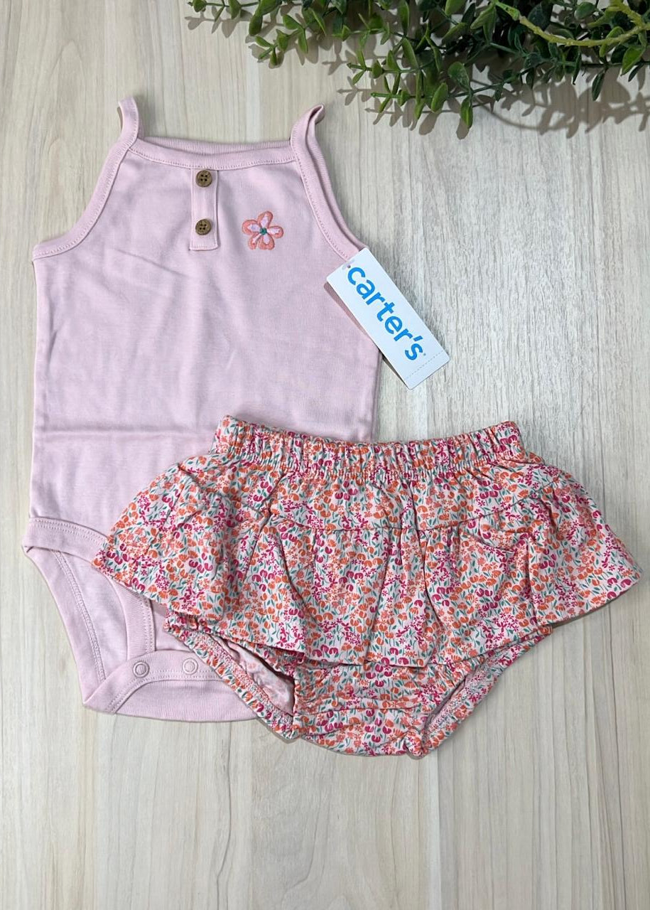 Conjunto floreado 2 piezas