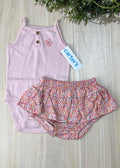 Conjunto floreado 2 piezas
